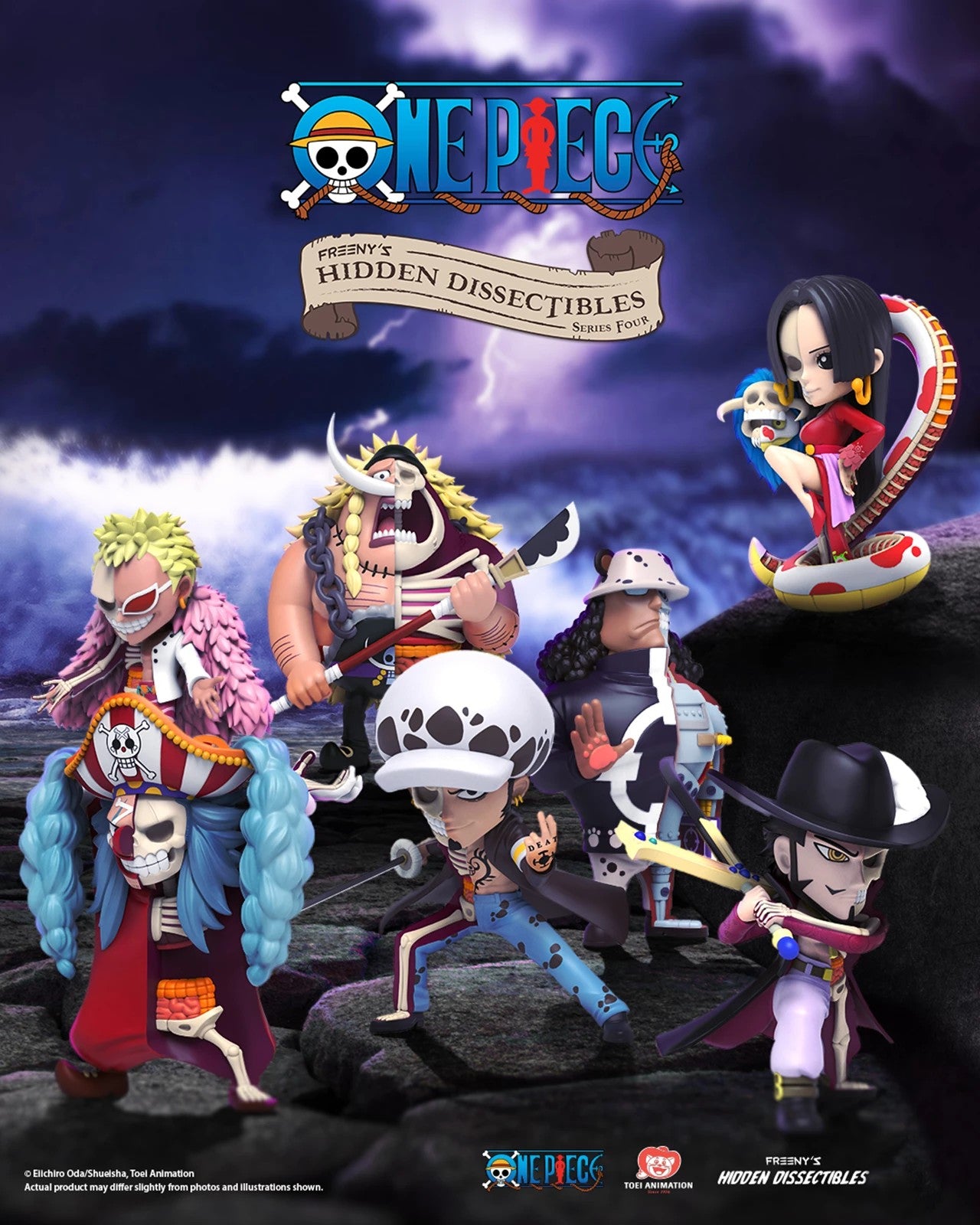 One Piece : Freeny’s Hidden Dissectibles Blind Box Figure Toy Series 4