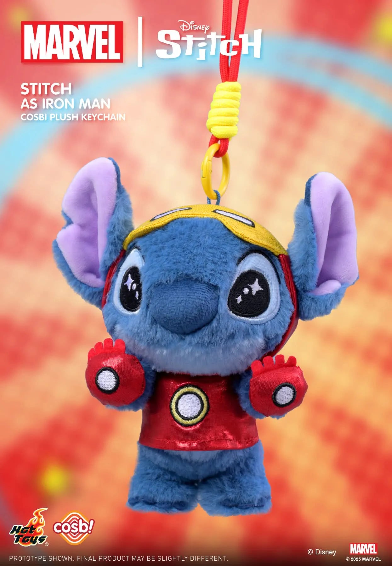 Marvel Stitch Cosbi Plush Keychain Collection