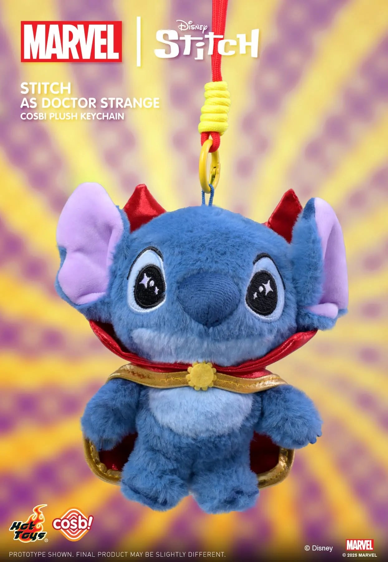 Marvel Stitch Cosbi Plush Keychain Collection