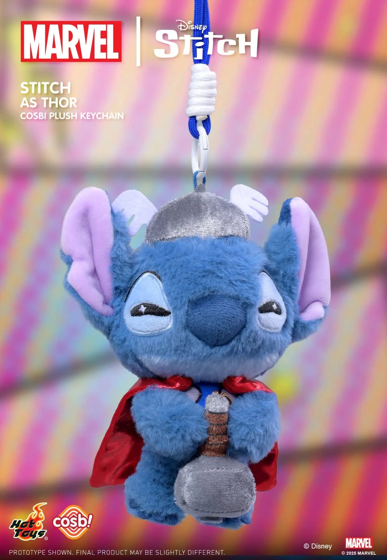 Marvel Stitch Cosbi Plush Keychain Collection