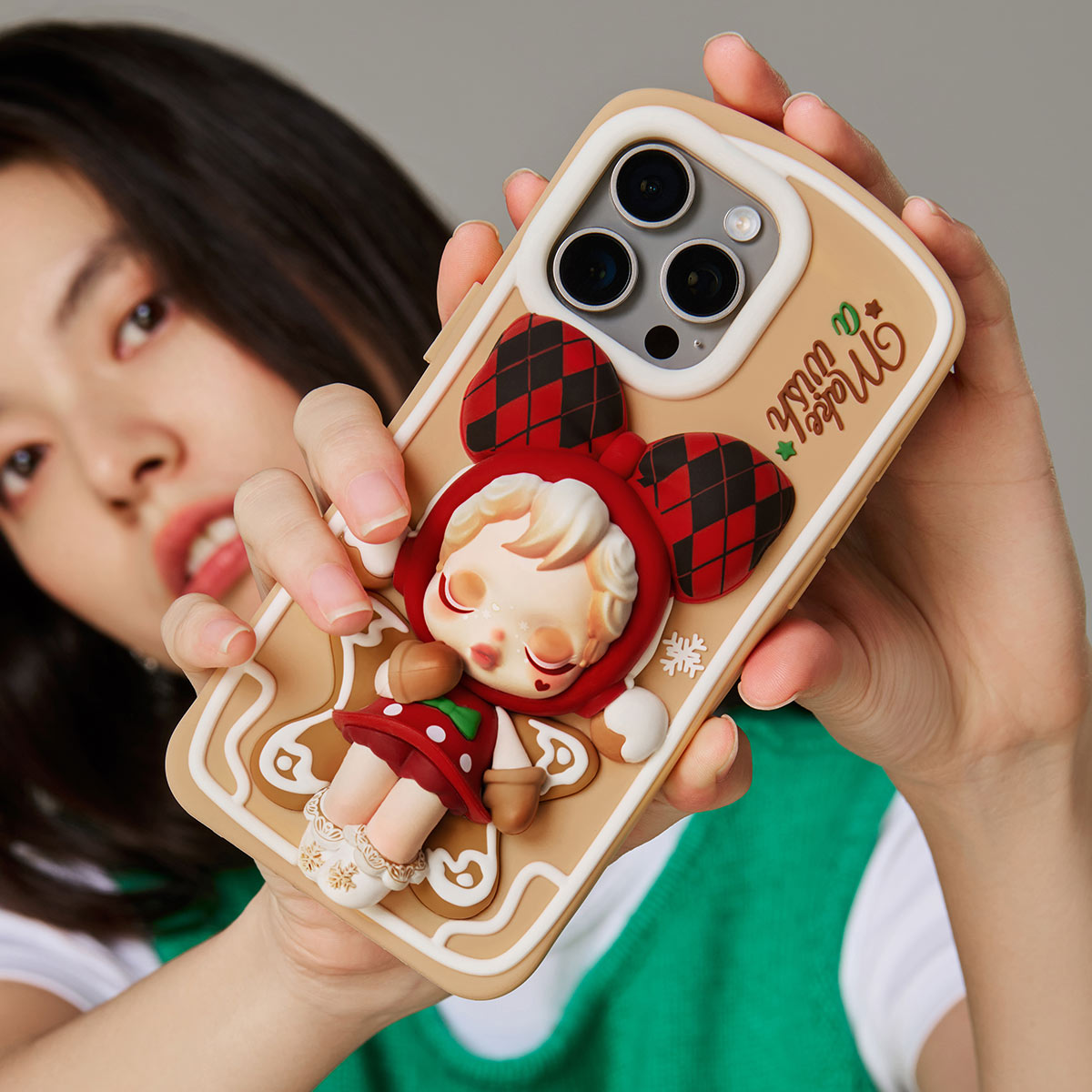 Authentic POPMART THE MONSTERS LABUBU Phone Case for iPhone 16 Pro / 16 Pro Max / 15 Pro Max