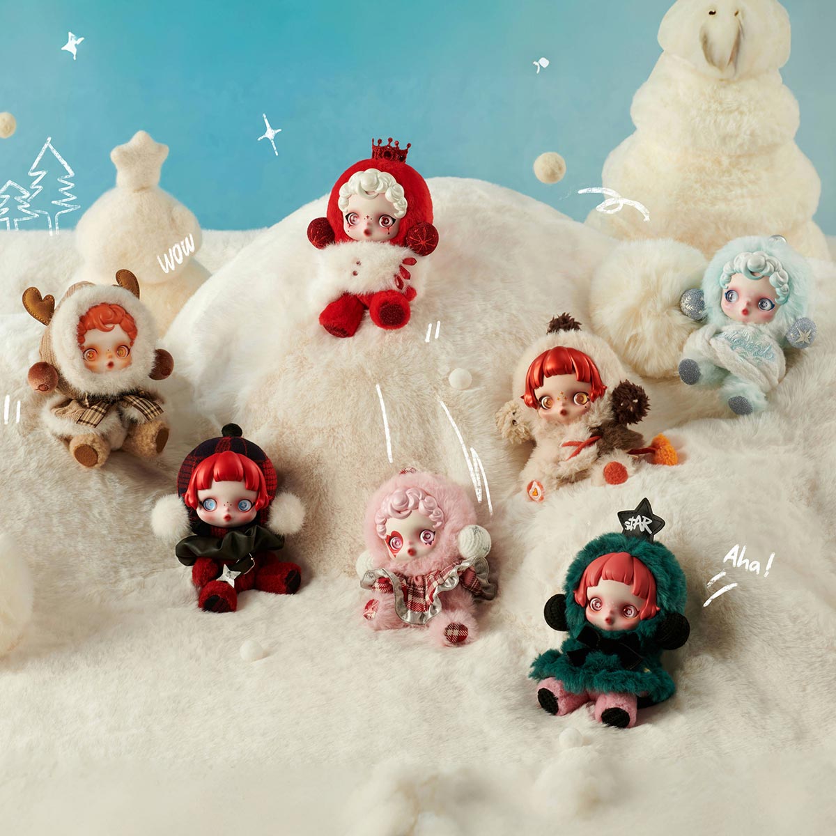 POP MART Skullpanda Winter Symphony Series Plush Blind Box