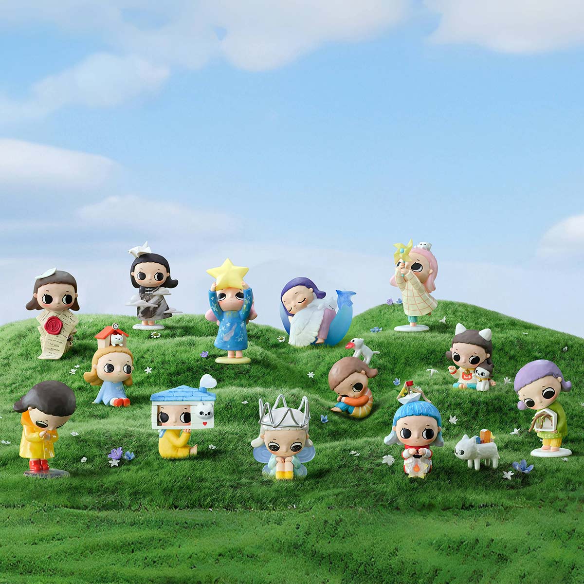 POPMART Nyota Growing up by Your Way Series Figures BLINDBOX