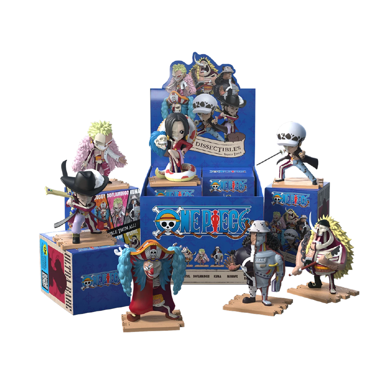 One Piece : Freeny’s Hidden Dissectibles Blind Box Figure Toy Series 4