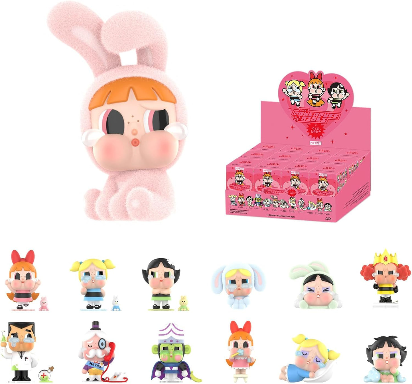 POP MART Crybaby The Powerpuff Girls FIGURE Series Blind Box