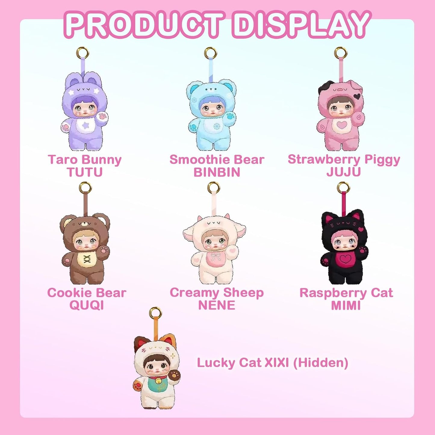 Confirmed Box Nommi Loveliness Never Ends V1 Vinyl Plush Blind Box