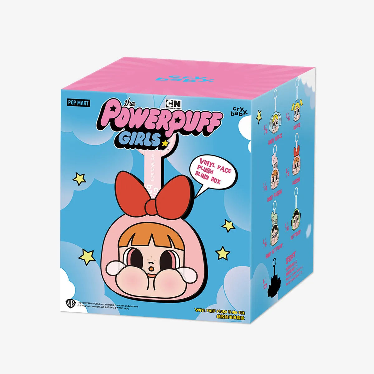 POP MART CRYBABY Powerpuff Girls Series Vinyl Face Plush