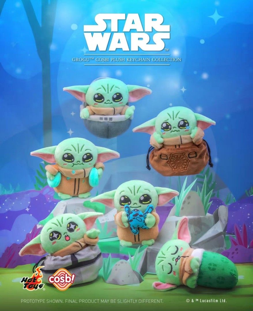GROGU Cosbi Plush Keychain Doll Blind box