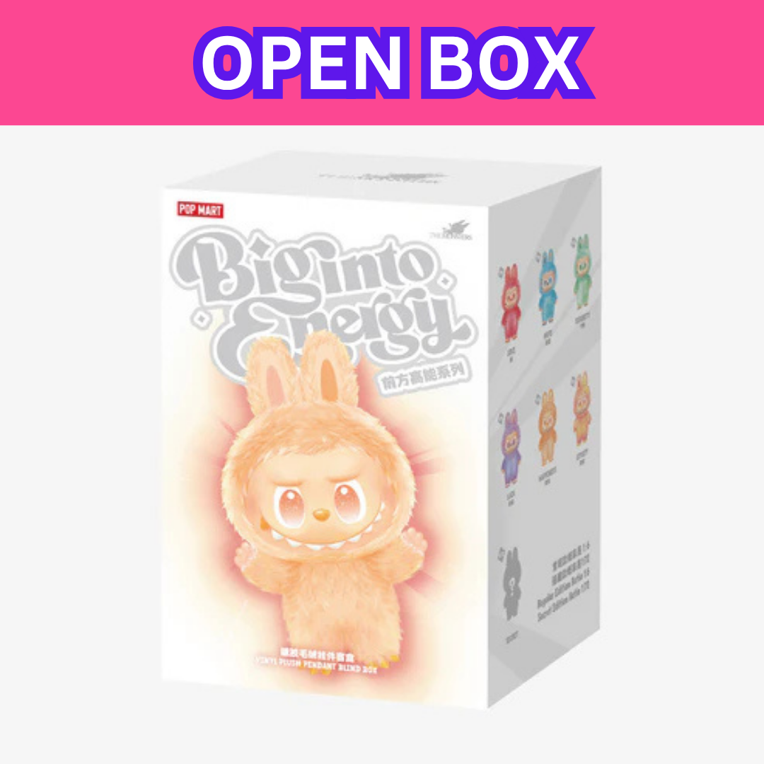 (CONFIRMED BOX) THE MONSTERS Big into Energy Series-Vinyl Plush Pendant Blind Box