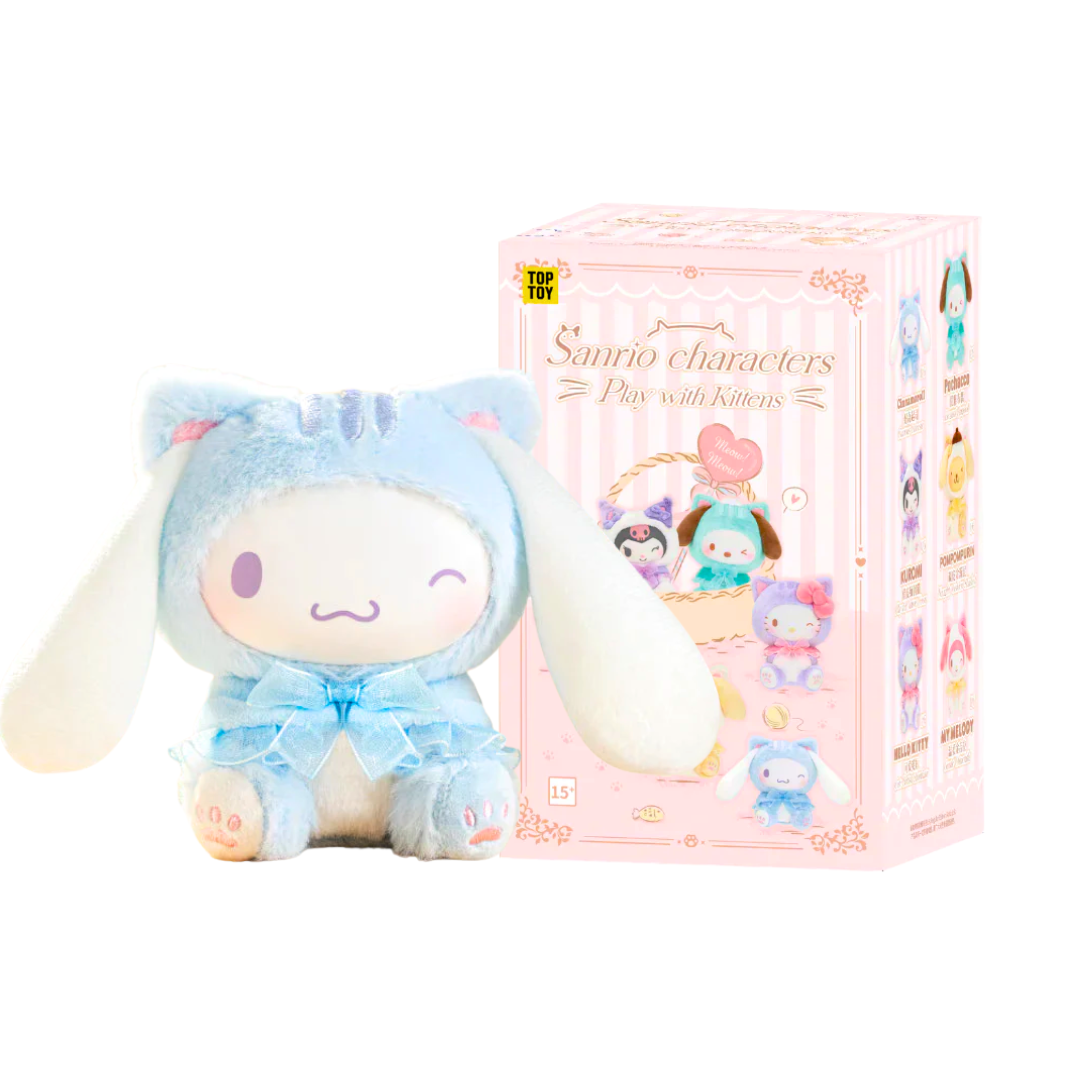 Sanrio Characters "Play with Kittens" Plush Blind Box