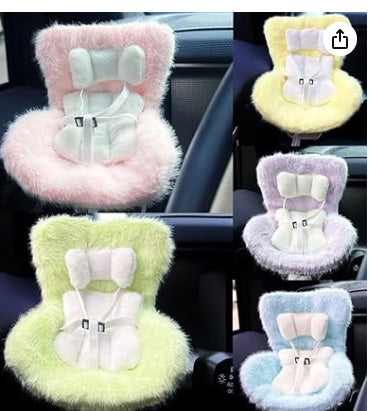 Car Seat with Clip onto Car Air Vent, Includes Seat Leg for Desktop Display