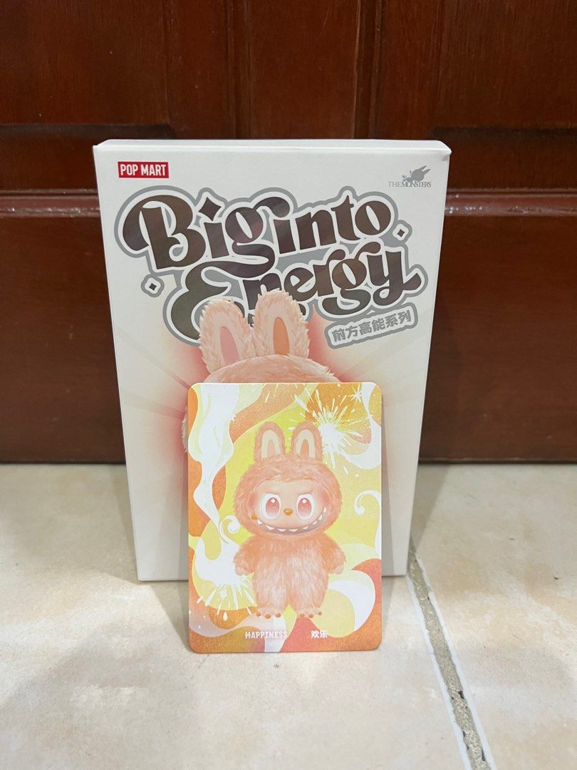 (CONFIRMED BOX) THE MONSTERS Big into Energy Series-Vinyl Plush Pendant Blind Box
