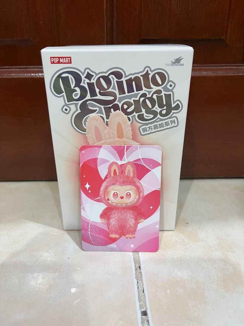 (CONFIRMED BOX) THE MONSTERS Big into Energy Series-Vinyl Plush Pendant Blind Box