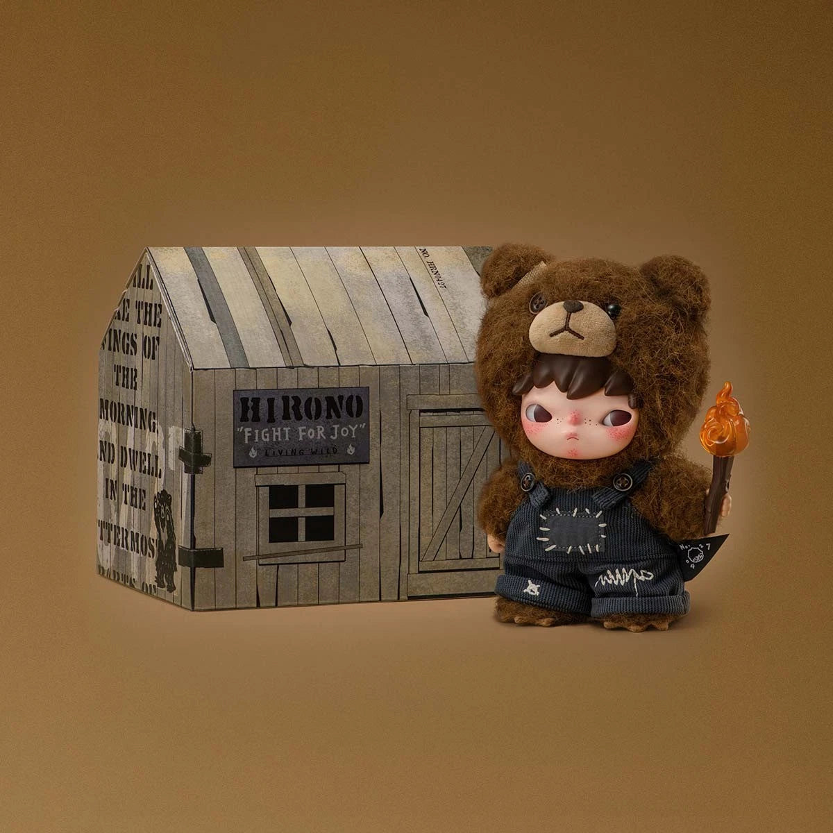 Hirono Living Wild Fight For Joy Doll 16cm Pop Mart