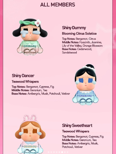 CRYBABY SHINY SHINY Series Air Fragrance Blind Box
