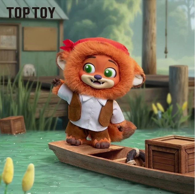 Zootopia 2 Nick & Judy Best Undercover Series Blind Box Keychain Plush - Toptoy
