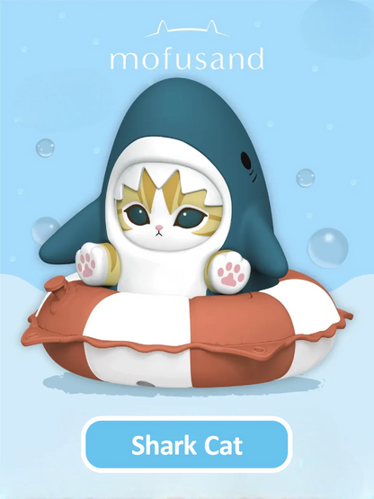 Mofusand Swimming Ring Series Stamp & Figure | Blind Box