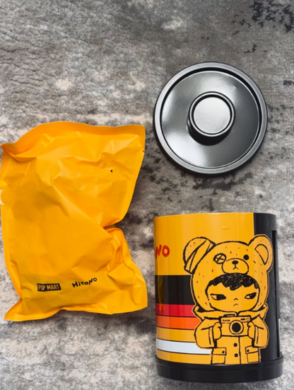 Hirono × Kodak Click Bear Plush Doll Pendant  (LIMITED EDITION)