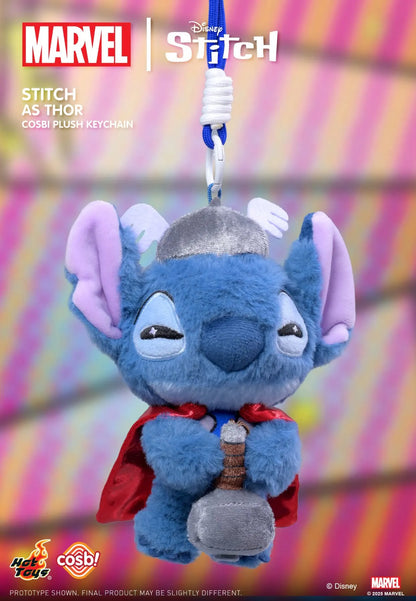 Marvel Stitch Cosbi Plush Keychain Collection