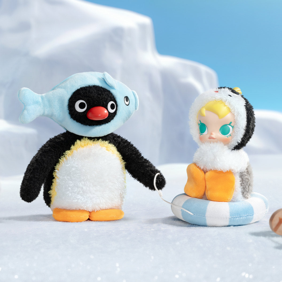 POP MART Baby Molly x Pingu Plush Pendant Blind Box