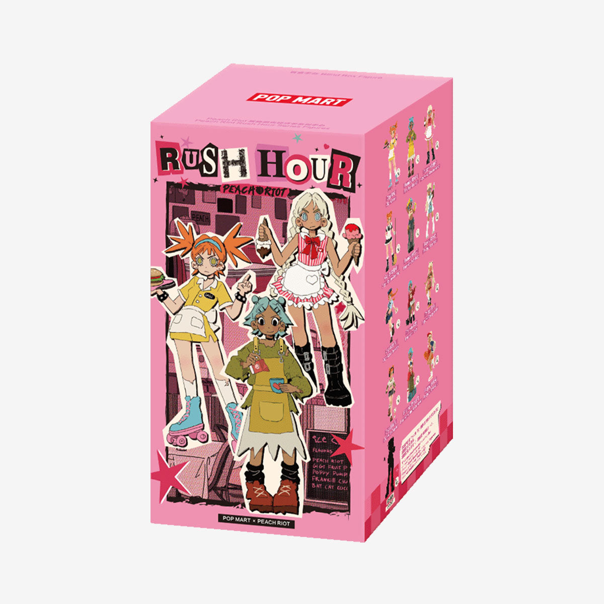 POPMART Peach Riot Rush Hour シークレット Amazon.com: POP MART Peach Riot Rush Hour Series Figures