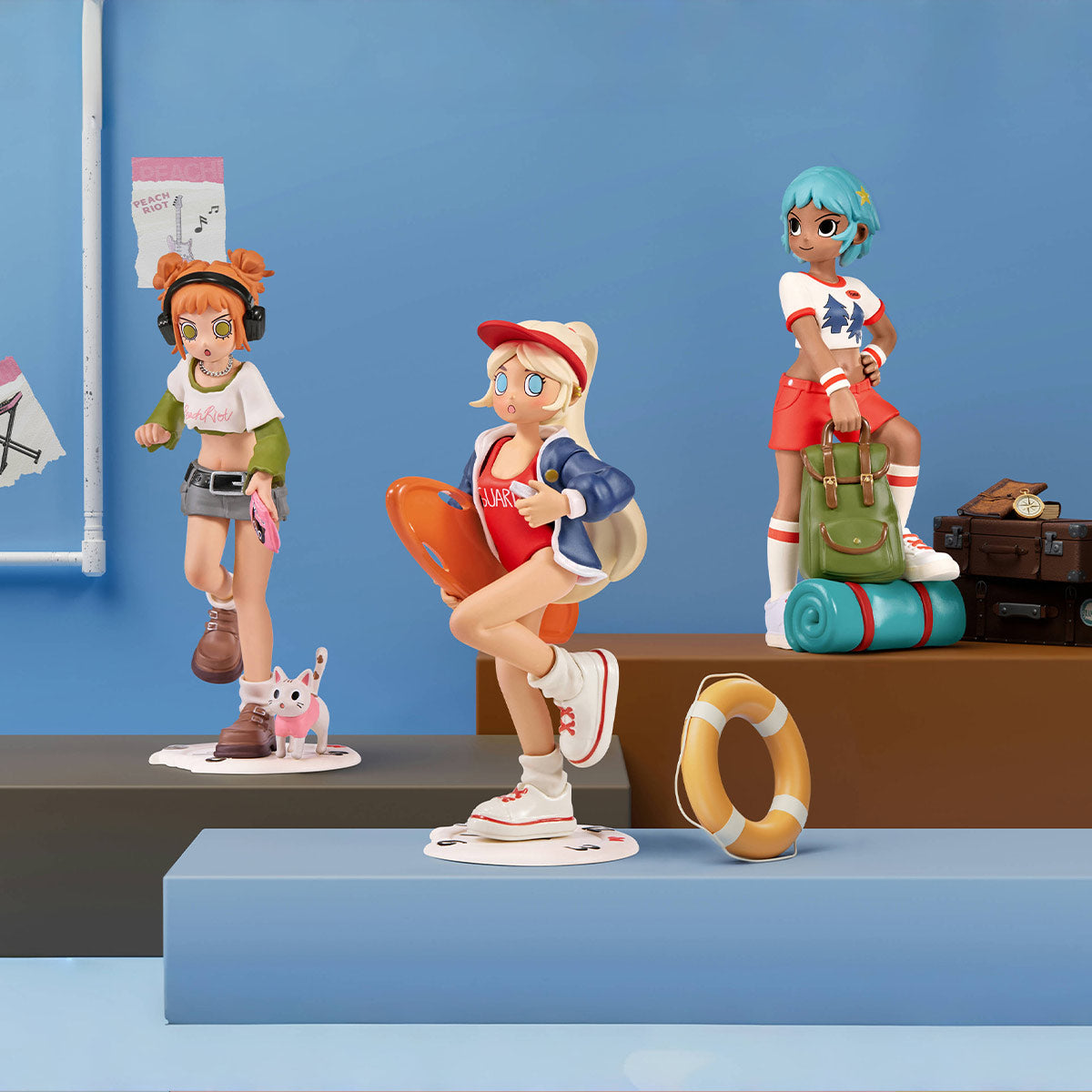 POP MART Peach Riot Rush Hour Blind Box Series Figures