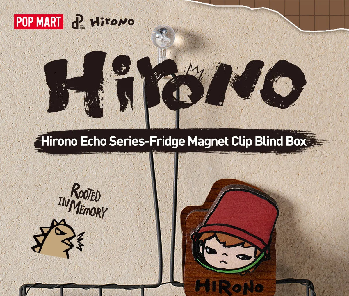 Hirono Echo Series - Fridge Magnet Clip Blind Box