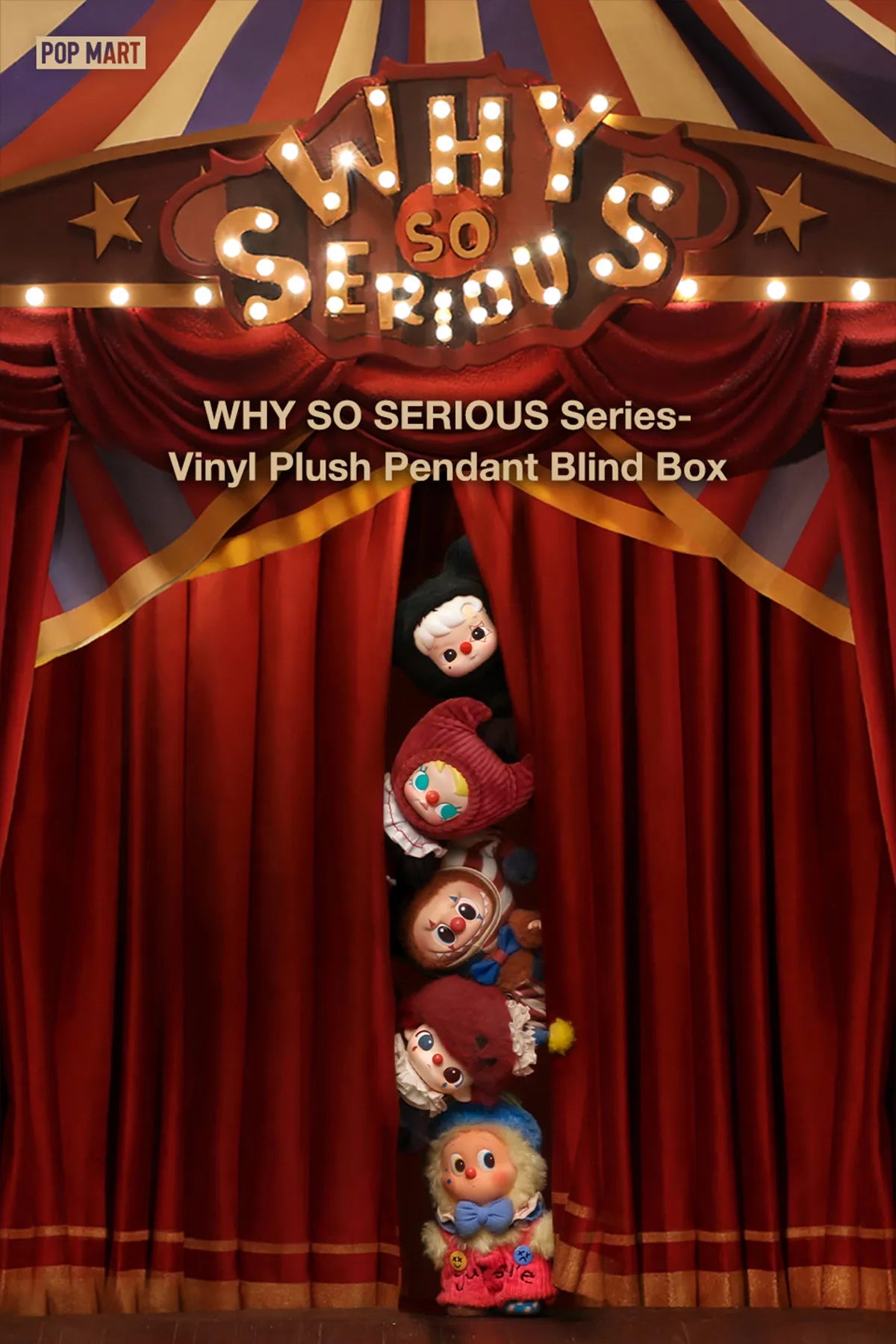 WHY SO SERIOUS VINYL PLUSH PENDANT