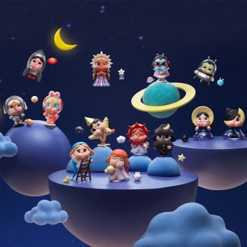 CRYING TO THE MOON (BLUE)