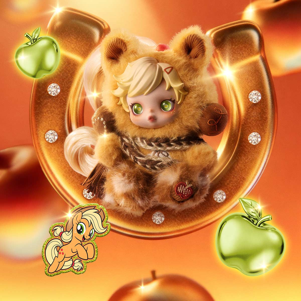 SKULLPANDA x My Little Pony Series Plush Doll Pendant