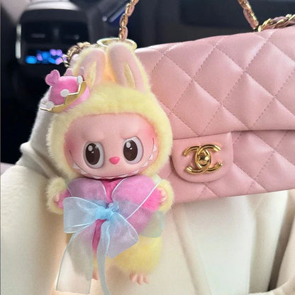 Pop Mart Labubu Monsters Lets Checkmate Queen Plush Hanging Card