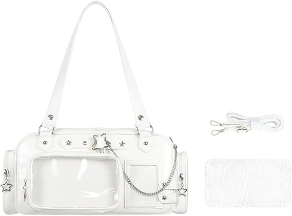 Ita Bag Kawaii Transparent Barrel/Tote Handbags