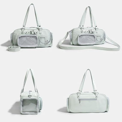 Ita Bag Kawaii Transparent Barrel/Tote Handbags