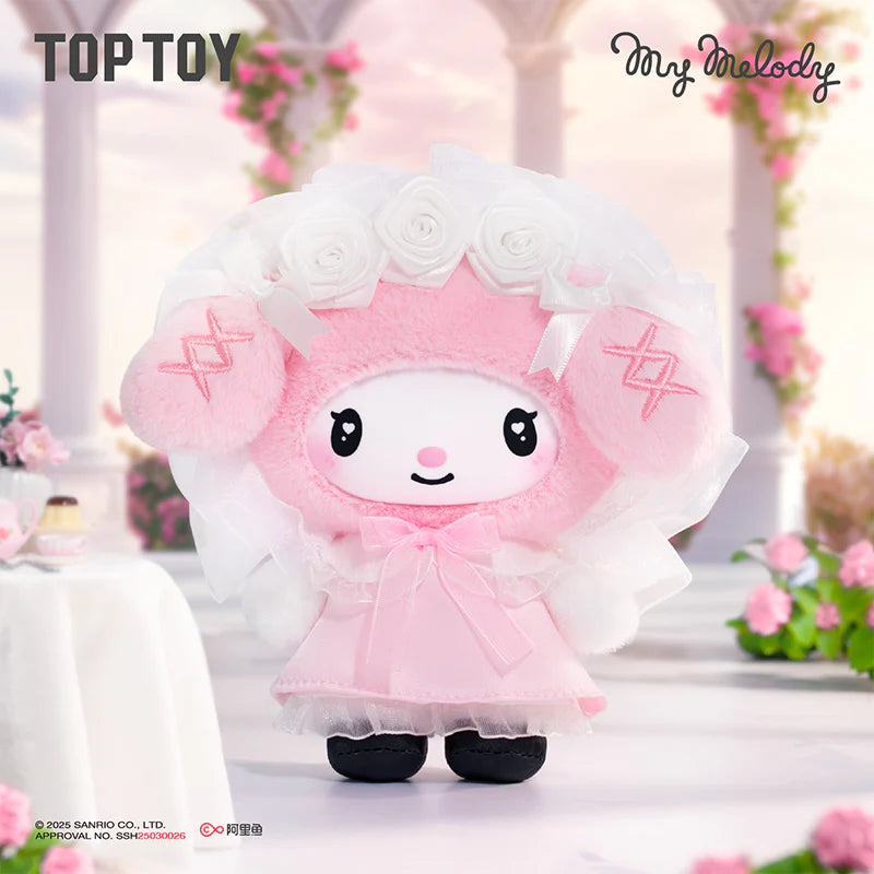 Sanrio Angel Garden Series Plush Vinyl Keychain Blind Box