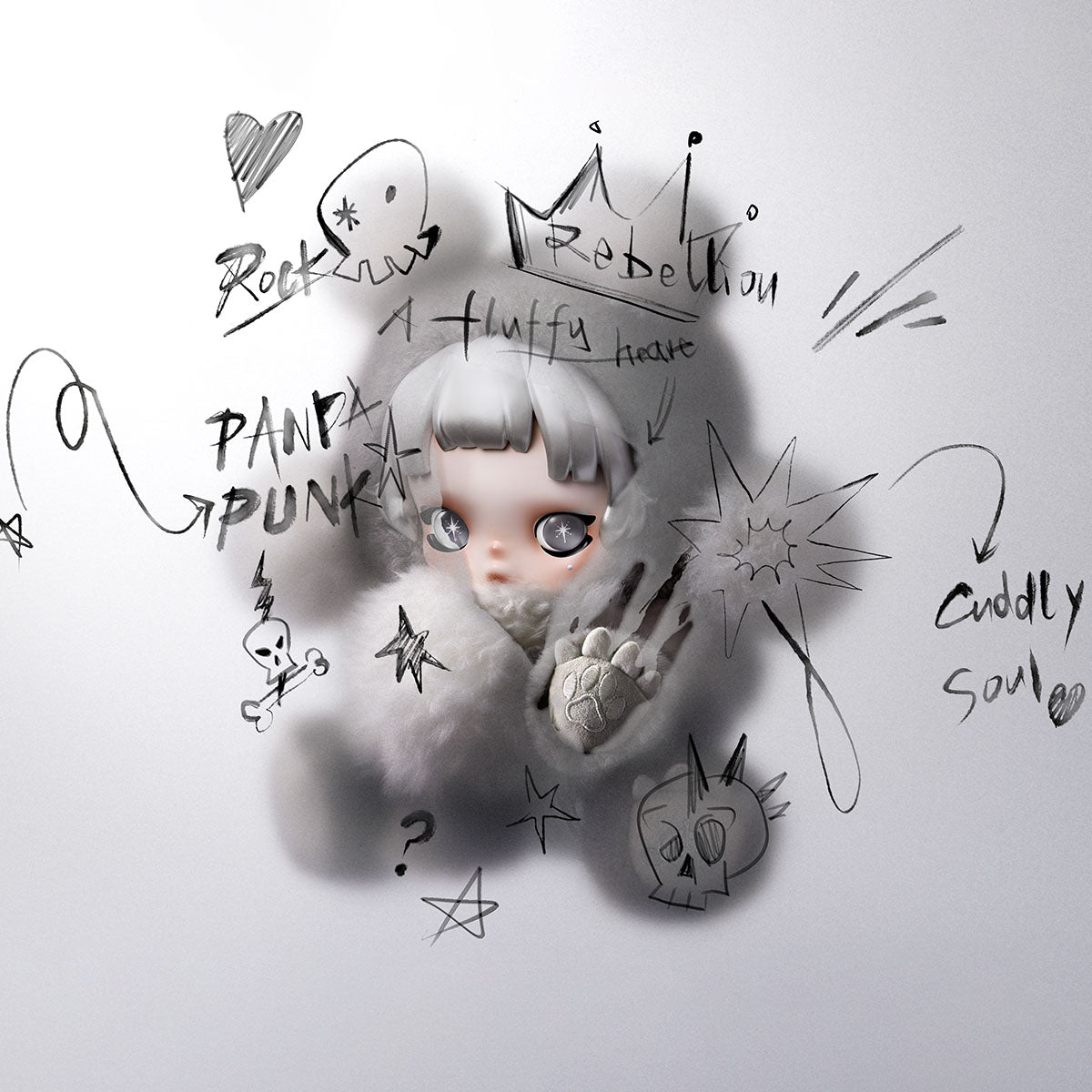 Skullpanda Punk Panda Series  PRE-ORDER