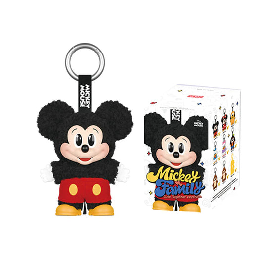 Mickey Family Cute Together Keychain Series Keychain Blindbox