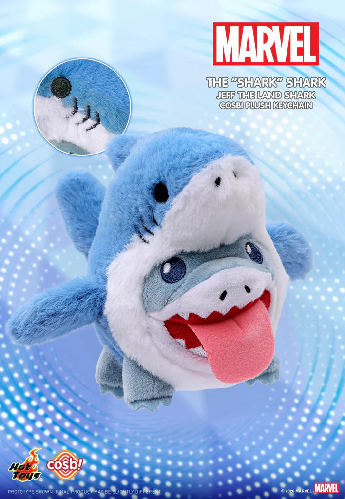 Marvel Jeff the Land Shark Cosbi Plush Keychain Collection