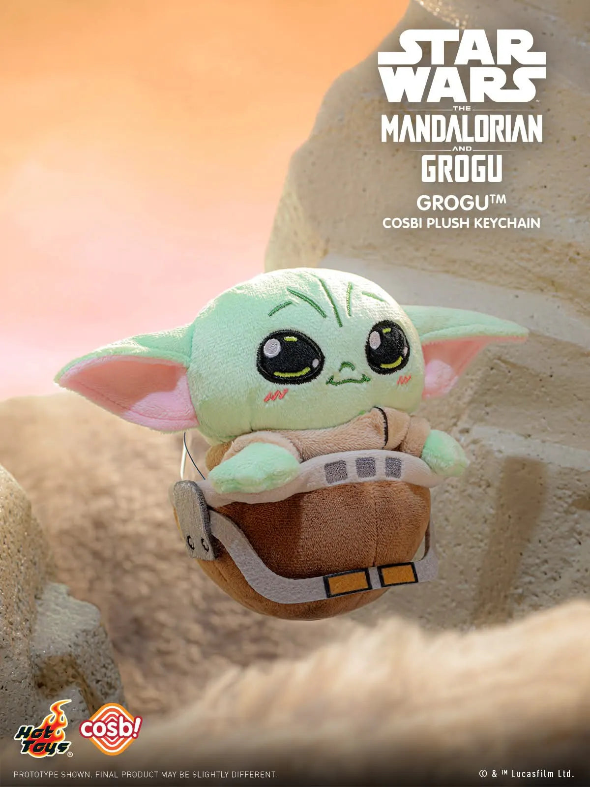 Starwars :The Mandalorian & Grogu Cosbi Plush Keychain Collection