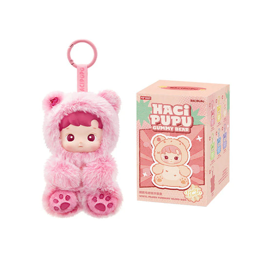 POP MART HACIPUPU Gummy Bear Series-Vinyl Plush Pendant Blind Box