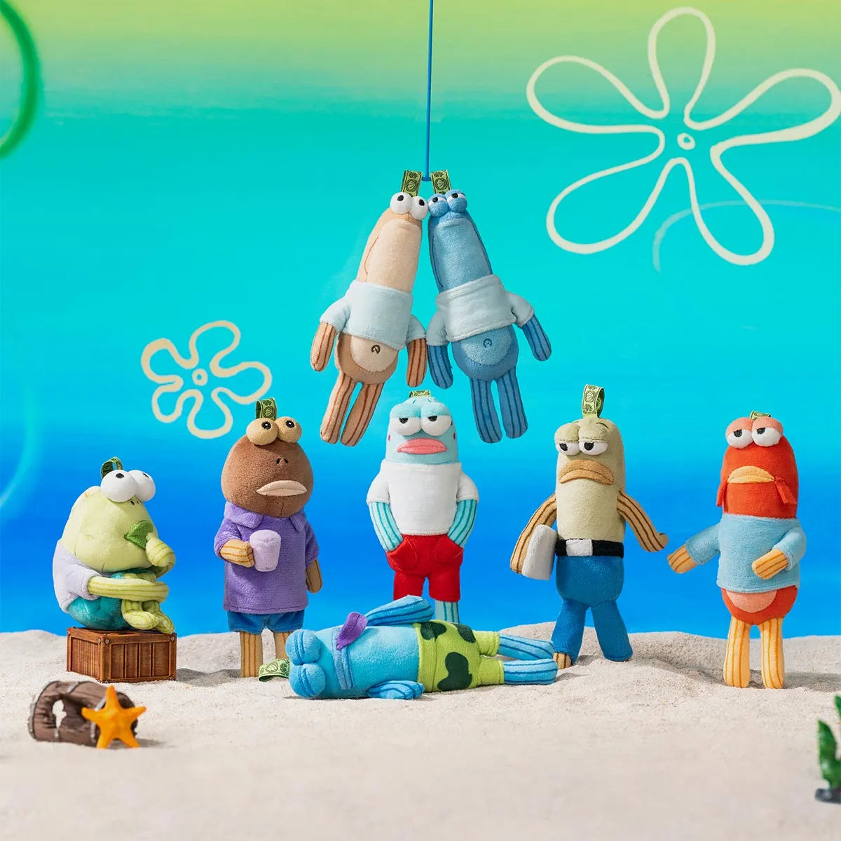 POP MART Bikini Bottom Buddies - Whimsical Plush Blind Box Pendant