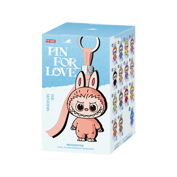THE MONSTERS Pin for Love Series-Vinyl Plush Pendant Blind Box (N-Z)