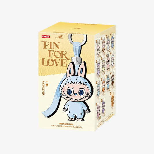 THE MONSTERS Pin for Love Series-Vinyl Plush Pendant Blind Box (A-M)