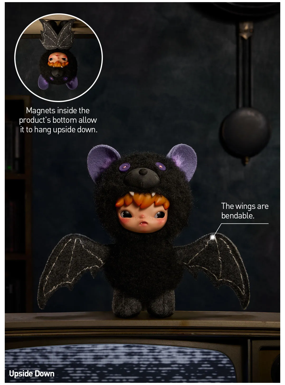 NEW Hirono After Dark Series Plush Doll Pendant