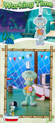 Squidward Plush Dress-Up Blind Box