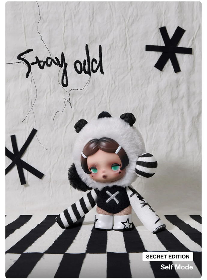 SKULLPANDA Off Mode Series Plush Doll
