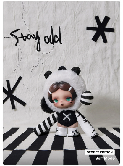 SKULLPANDA Off Mode Series Plush Doll