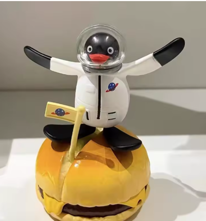 Pingu Penguin Family Fun Scene Series Gashapon Blind Box Anime Decoration Surprise Egg
