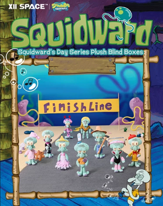Squidward Plush Dress-Up Blind Box