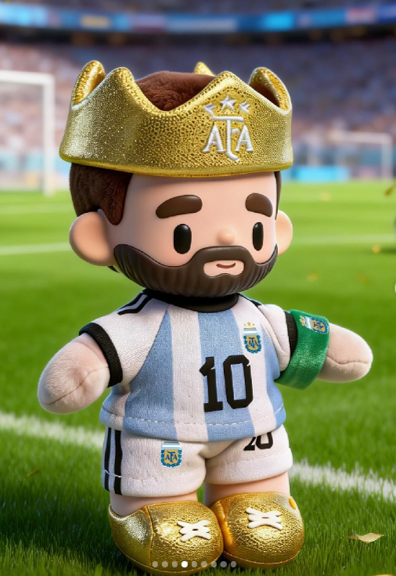 Argentina Messi National Team 2026 FIFA World Cup Series Plush Pendant Blind Box