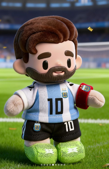 Argentina Messi National Team 2026 FIFA World Cup Series Plush Pendant Blind Box